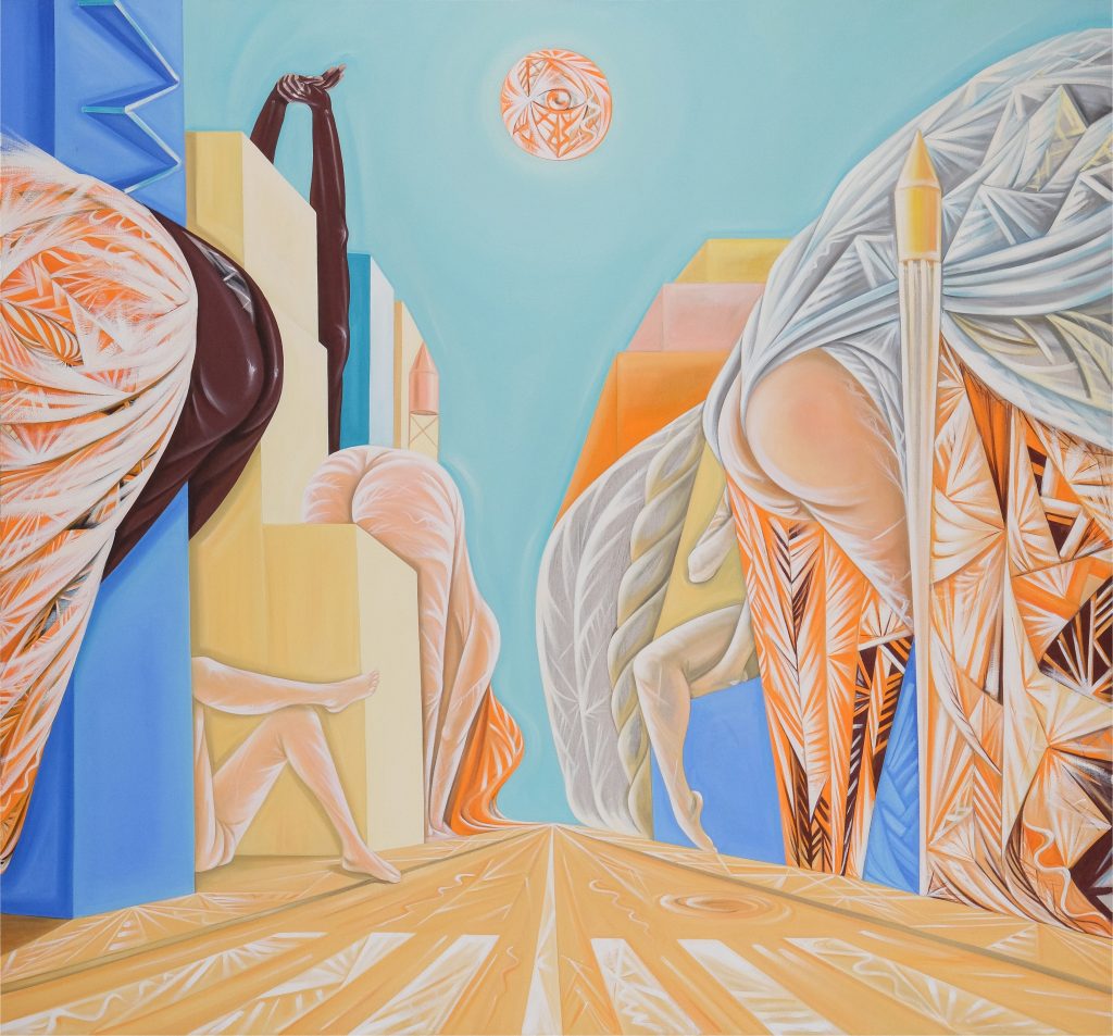 Exposition AU FIL DE L'EAU sun salutation PACKSHOT PEINTURE 6 sun salutation PACKSHOT PEINTURE 6